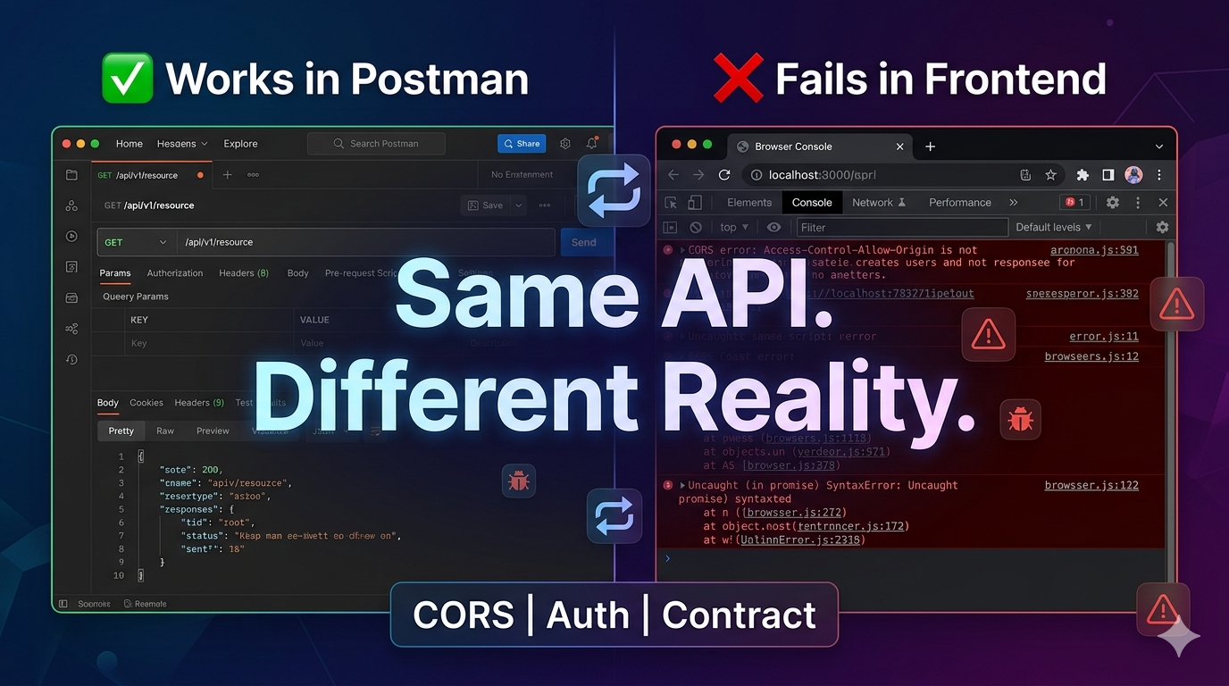 API Works in Postman but Not in Frontend?